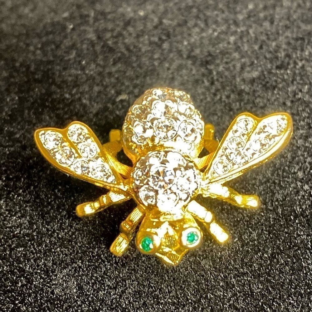 JOAN Rivers Rhinestone Bumblebee Brooch 🐝 - Picture 5 of 16